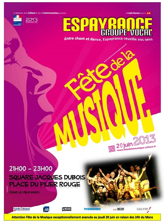 Affiche fête de la musique 2013